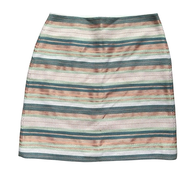 Loft Women’s Soft Hue Tapestry Like Stitched Skirt Size 4 - Picture 1 of 8